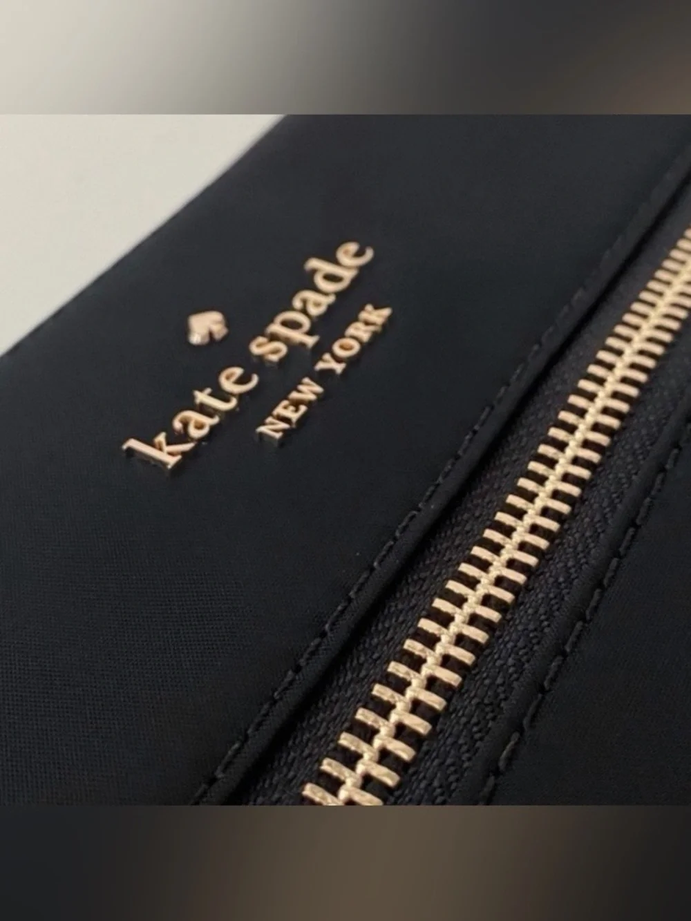 NWOT KATE SPADE ♠️ Chelsea Nylon Laptop Computer Briefcase Crossbody Bag, Black